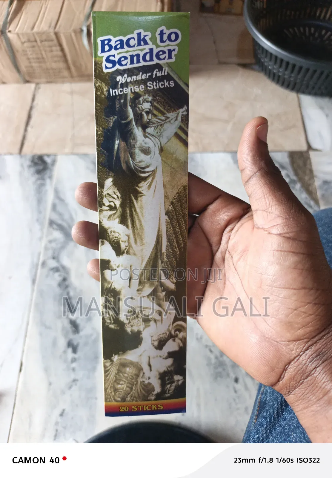 Back to Sender Incense