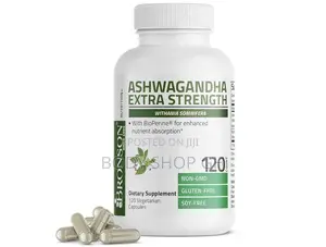 Bronson Ashwagandha Extra Strength Stress and Mood Support - 120 Caps