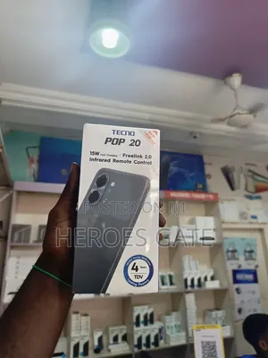 New Tecno Pop 20 64 GB Black