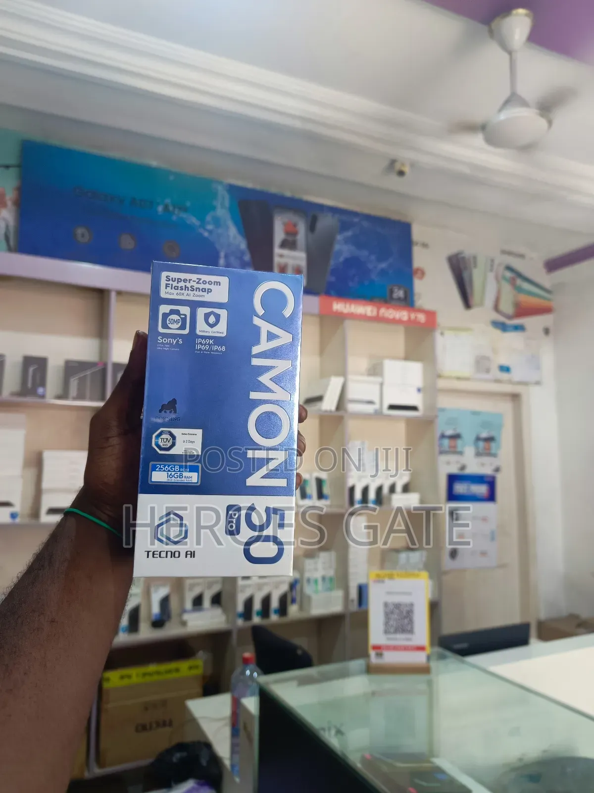 New Tecno Camon 50 Pro 256 GB Black