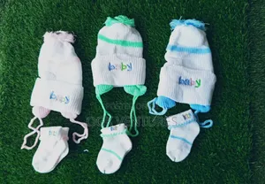 Baby Knitted Hat and Socks