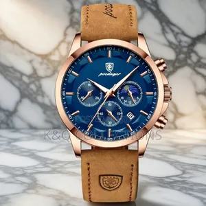 Poedagar Sports Luxury Men Quartz Watch Waterproof Chronograph