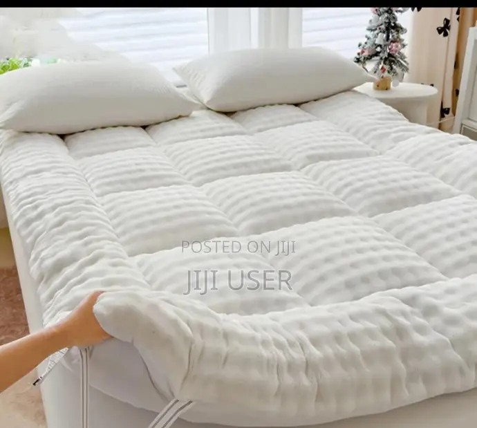 Super Soft Comfy Mattress Topper - All Sizes, White, Brown and Grey