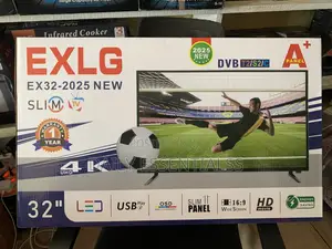 Exlg 32 Inch Led Tv – 2025 New Model With DVB-T2/S2