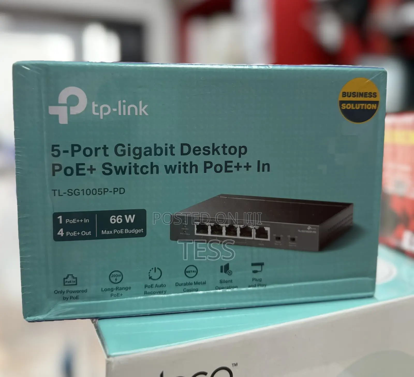 Tp-Link 5-Port Gigabit Desktop Poe+ Switch With Poe++ in Tl-Sg1005p-Pd