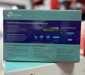 Tp-Link 5-Port Gigabit Desktop Poe+ Switch With Poe++ in Tl-Sg1005p-Pd