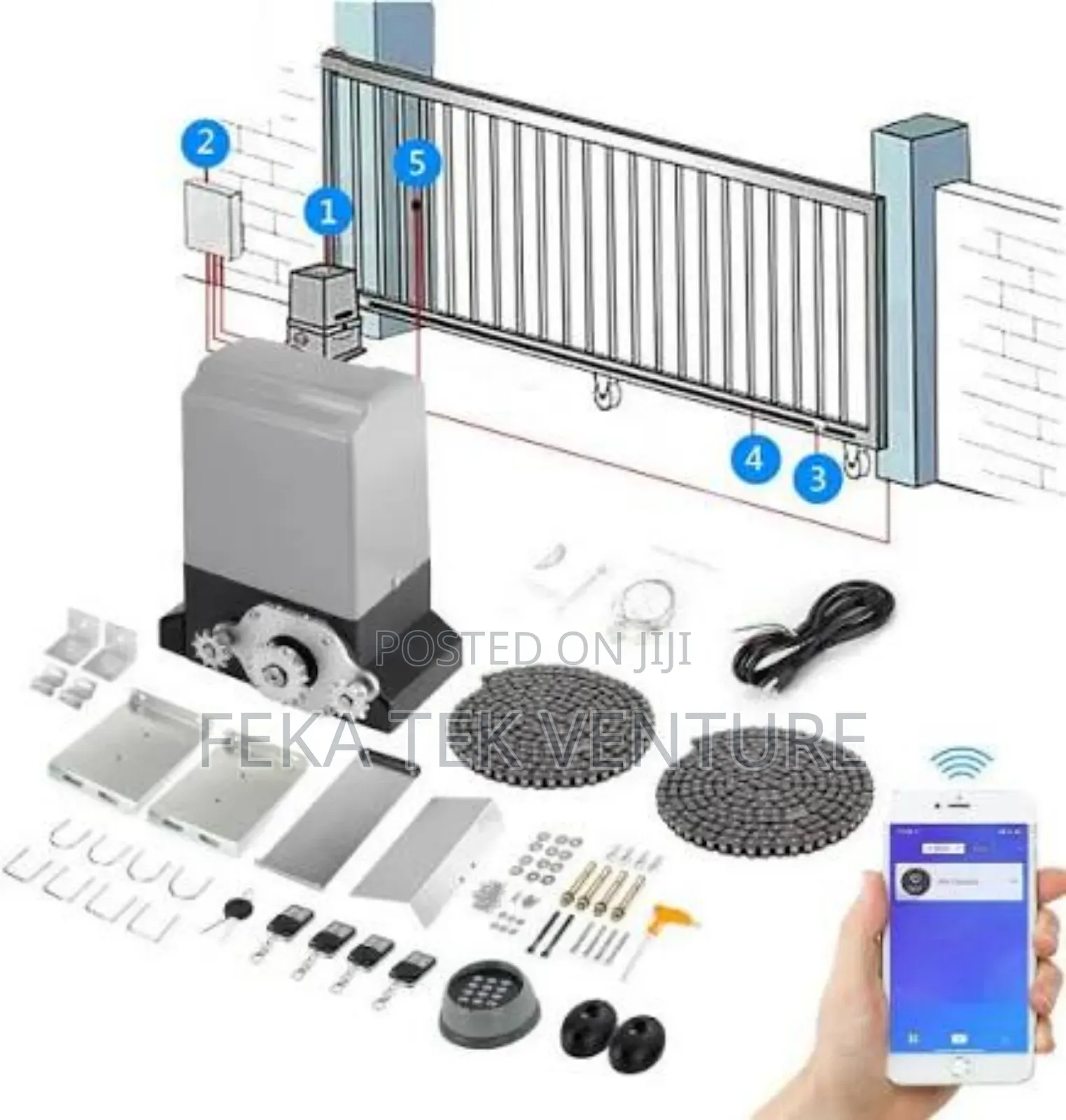 Smart Sliding Gate Motor Dc