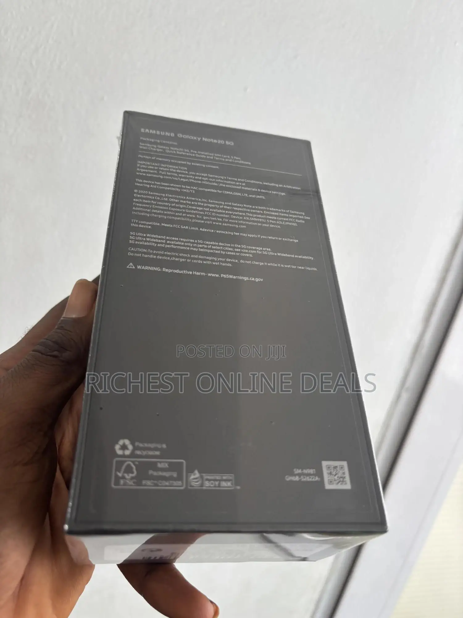 New Samsung Galaxy Note 20 5G 256 GB Green