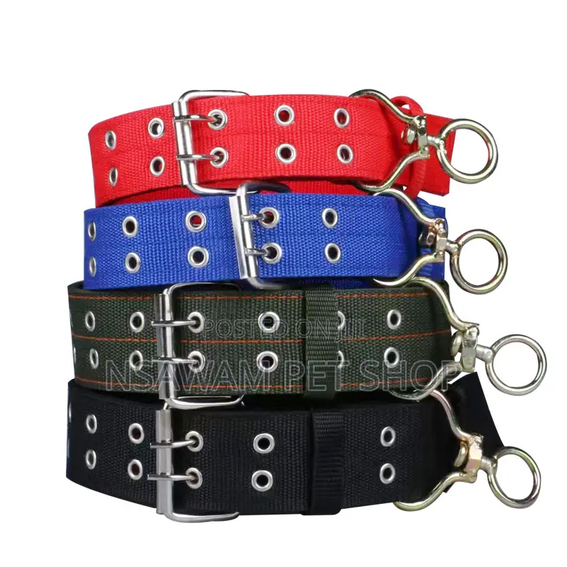 Heavy Duty Nylon Collar With Round Buckle Xl