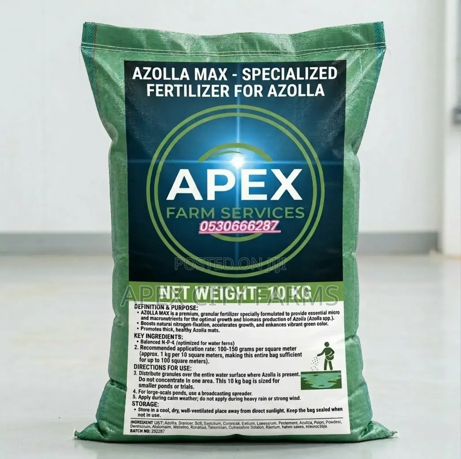 "Azolla Max" Orgarnic Fertilizer 50kg 25kg 10kg