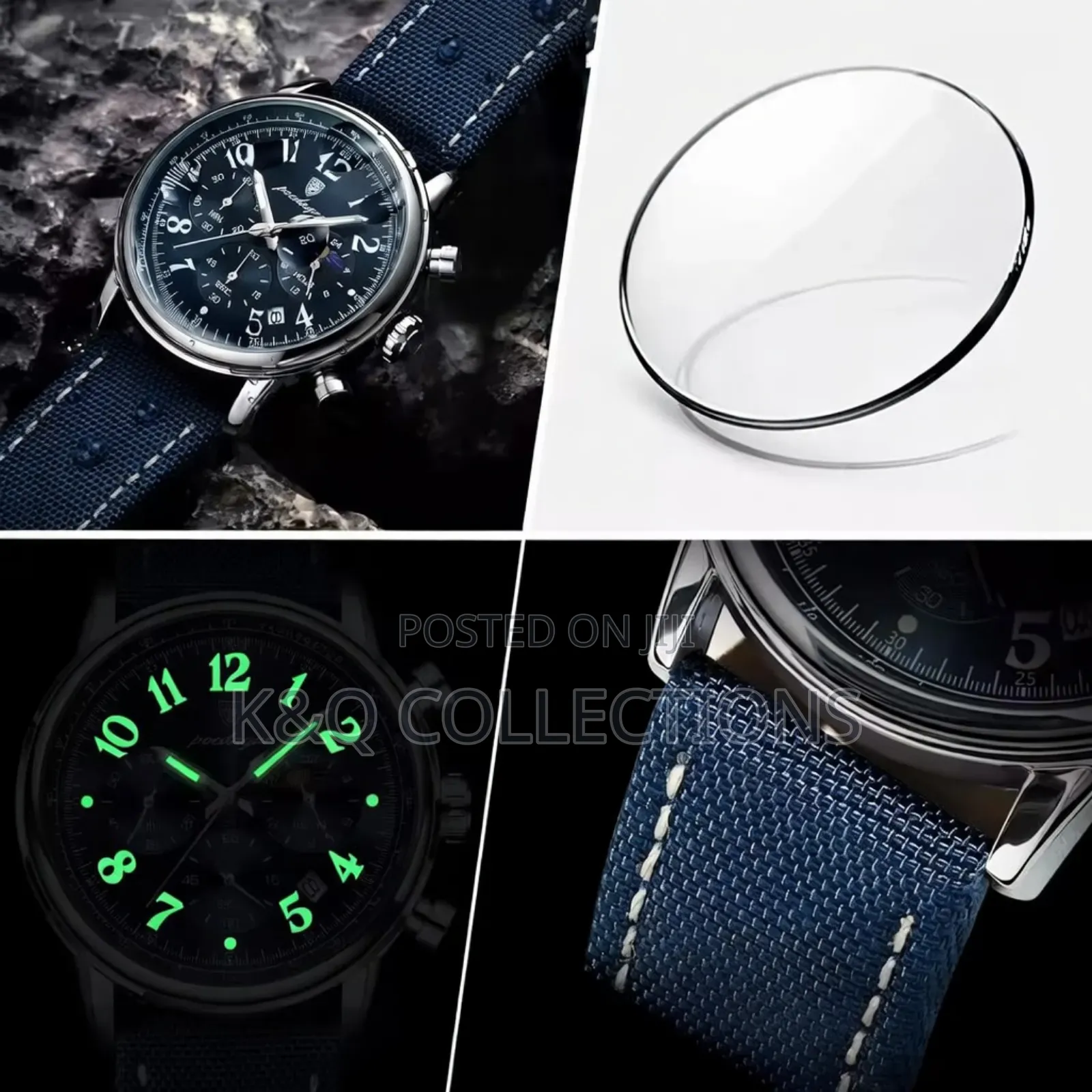 Poedagar Luxury Sports Military Men Watch Waterproof Luminous