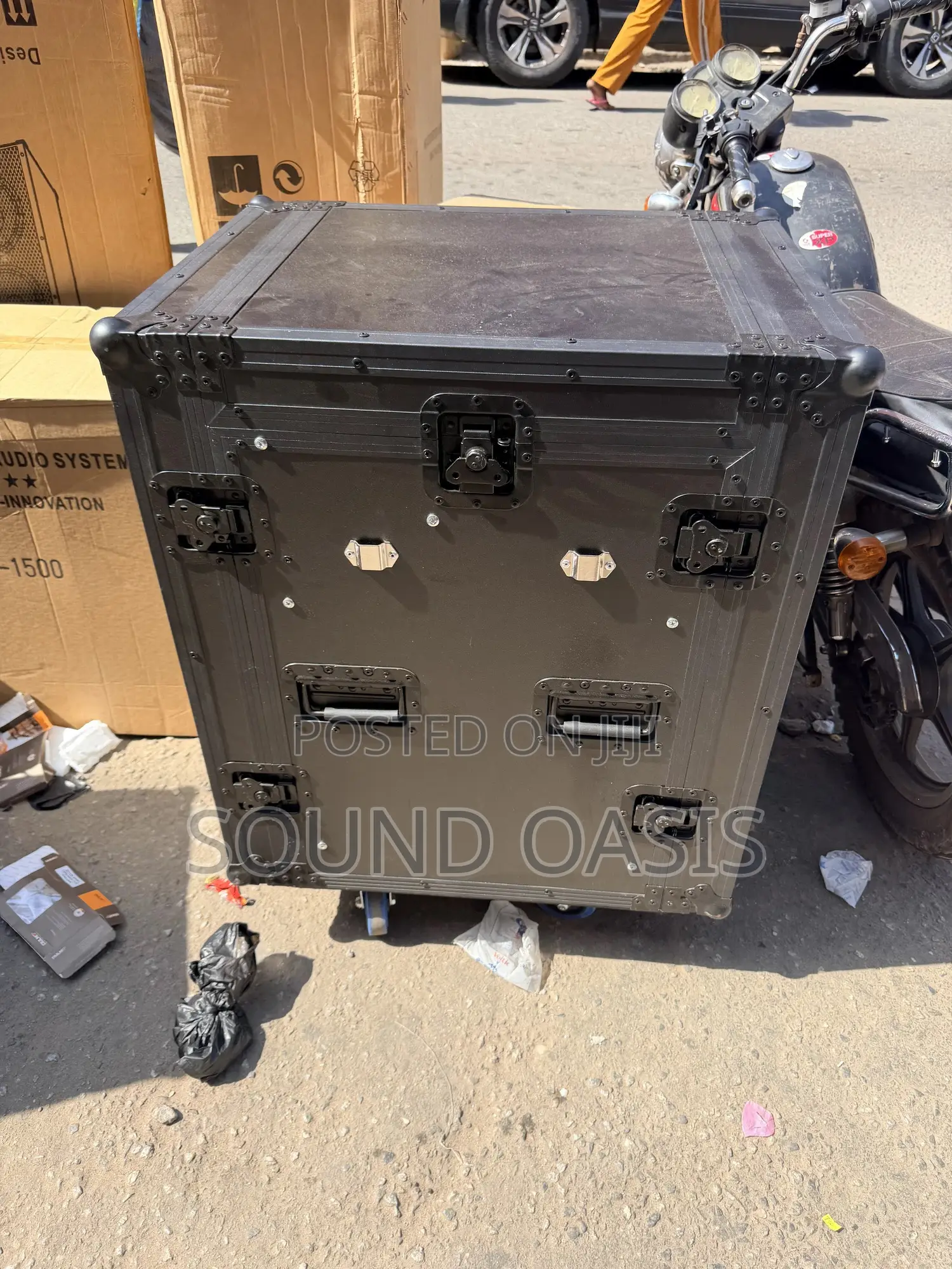 16u Heavy-Duty Amplifier Rack Flight Case