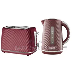 Daewoo Cascade Kettle Toaster Set – 1.7l Red