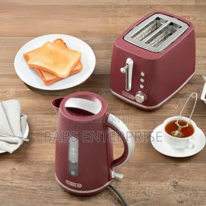 Daewoo Cascade Kettle Toaster Set – 1.7l Red