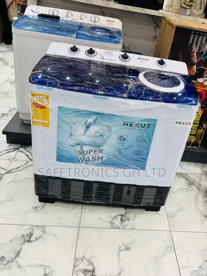 Check Out Topload Nexus 15kg Semiautomatic White Washingmachine