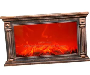 The New Fireplace Wood Like Lantern