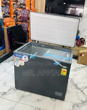 Chest Nasco Single Door Electric Chest Freezer 200l)Gray