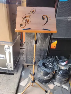 Wood Music Stand Available