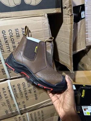 Brown Safety Boot