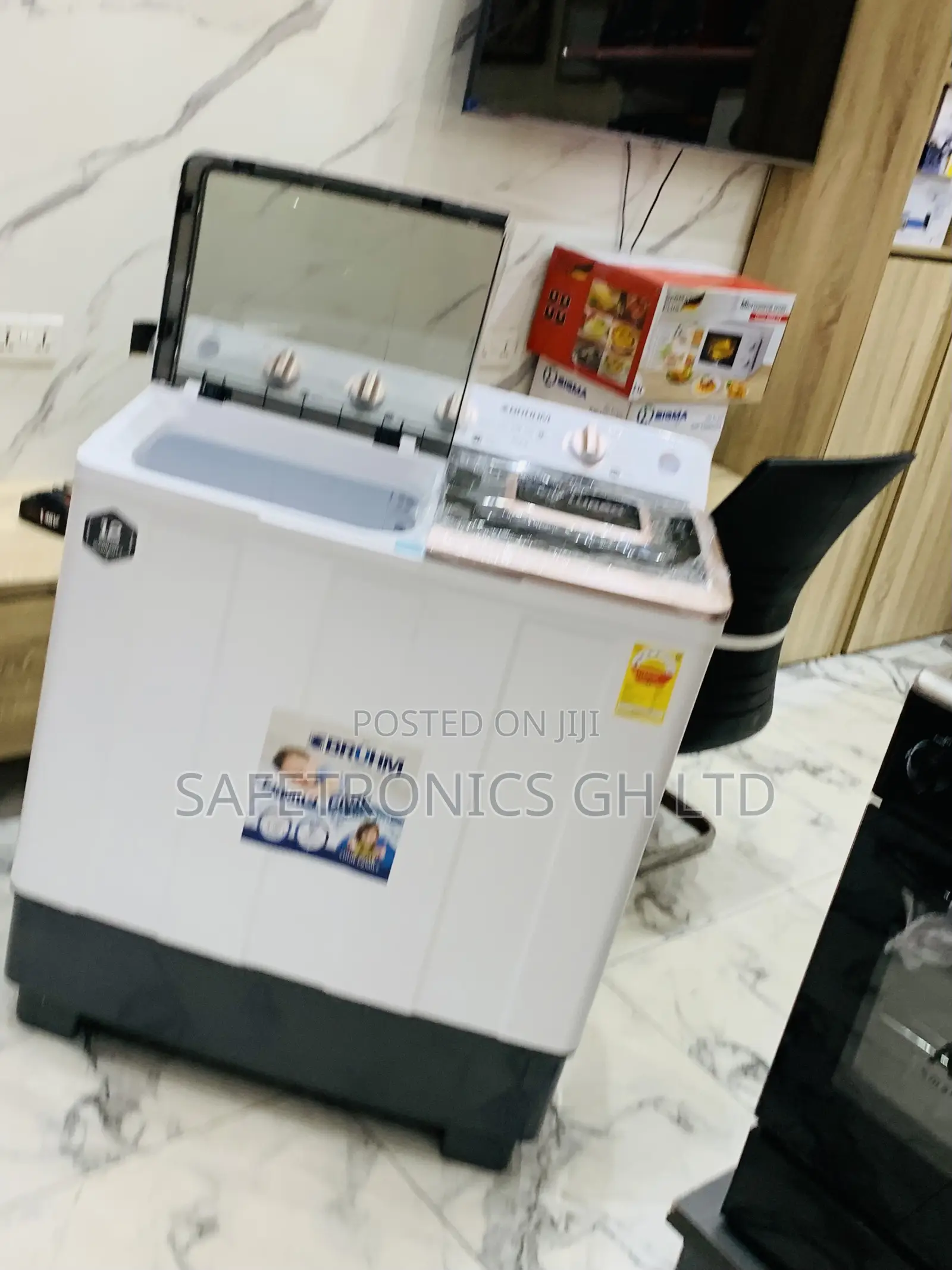 Kindly Check Out 12kg Topload Semiautomatic Bruhm Washingmachine