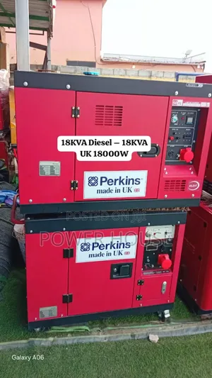 Efficient Power Perkins 18kva Three Phase Diesel Generator Uk 18000w