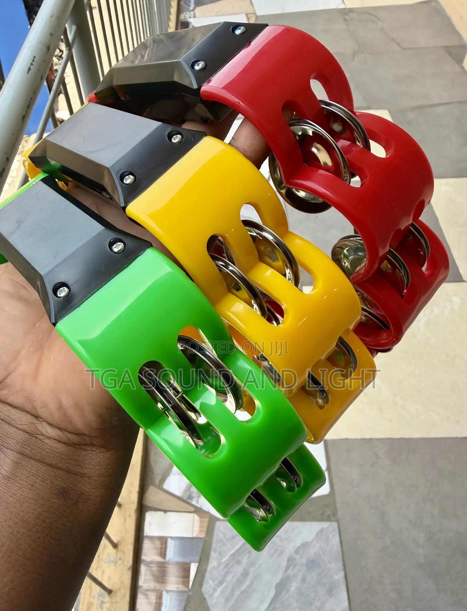 Pro-Musica 8 Jingles Tambourine Set (3pcs)