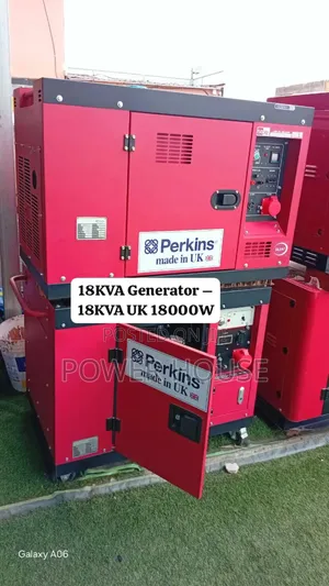 Stable Output Perkins 18kva Three Phase Diesel Generator Uk 18000w