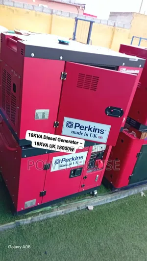 Continuous Power Perkins 18kva Three Phase Diesel Generator Uk 18000w