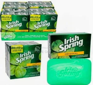 Irish Spring Bar Soap 20cts Originally Sourced From the Usa