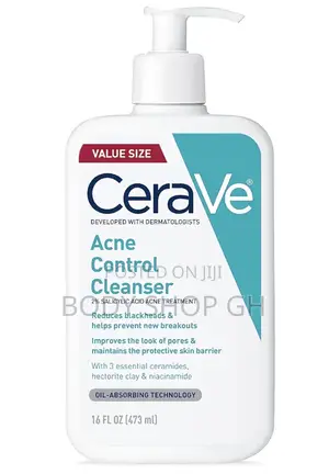 Cerave Acne Control Cleanser, 2% Salicylic Acid With Niacinamide