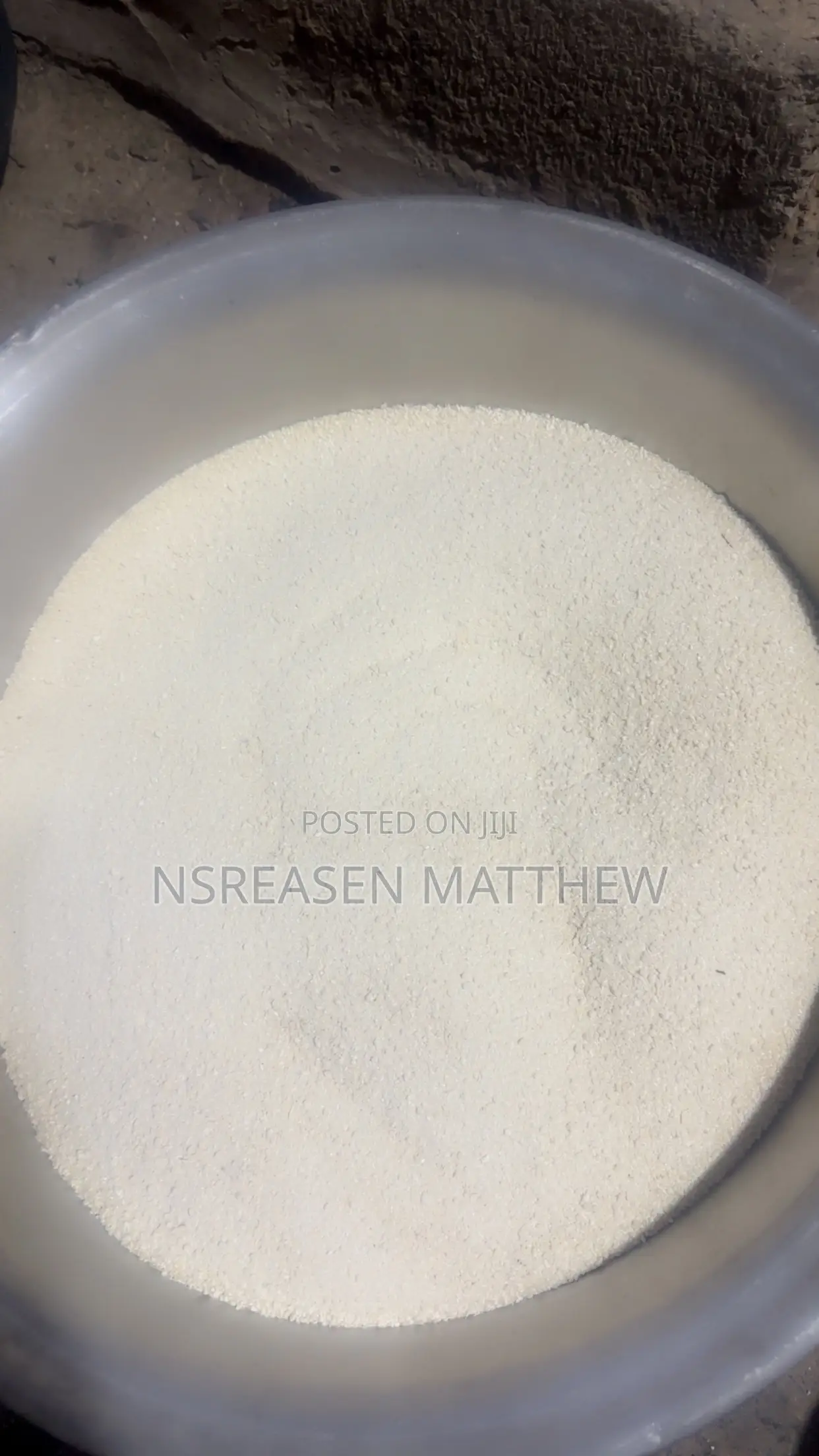 Crispy and Organic Gari