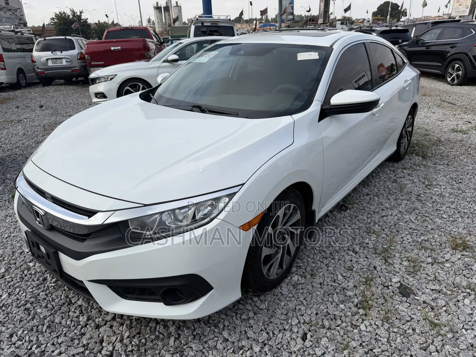 Honda Civic EX-L Sedan 2018 White