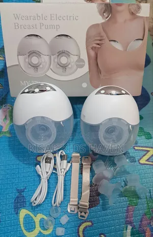 Double Wearable Electric Breast Pump With Extra Accessories