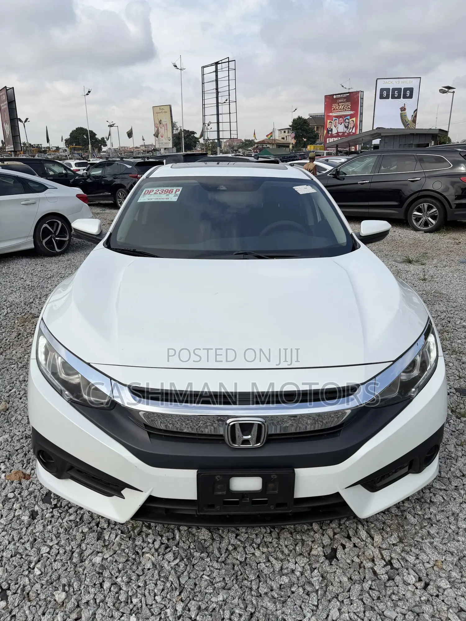 Honda Civic EX-L Sedan 2018 White