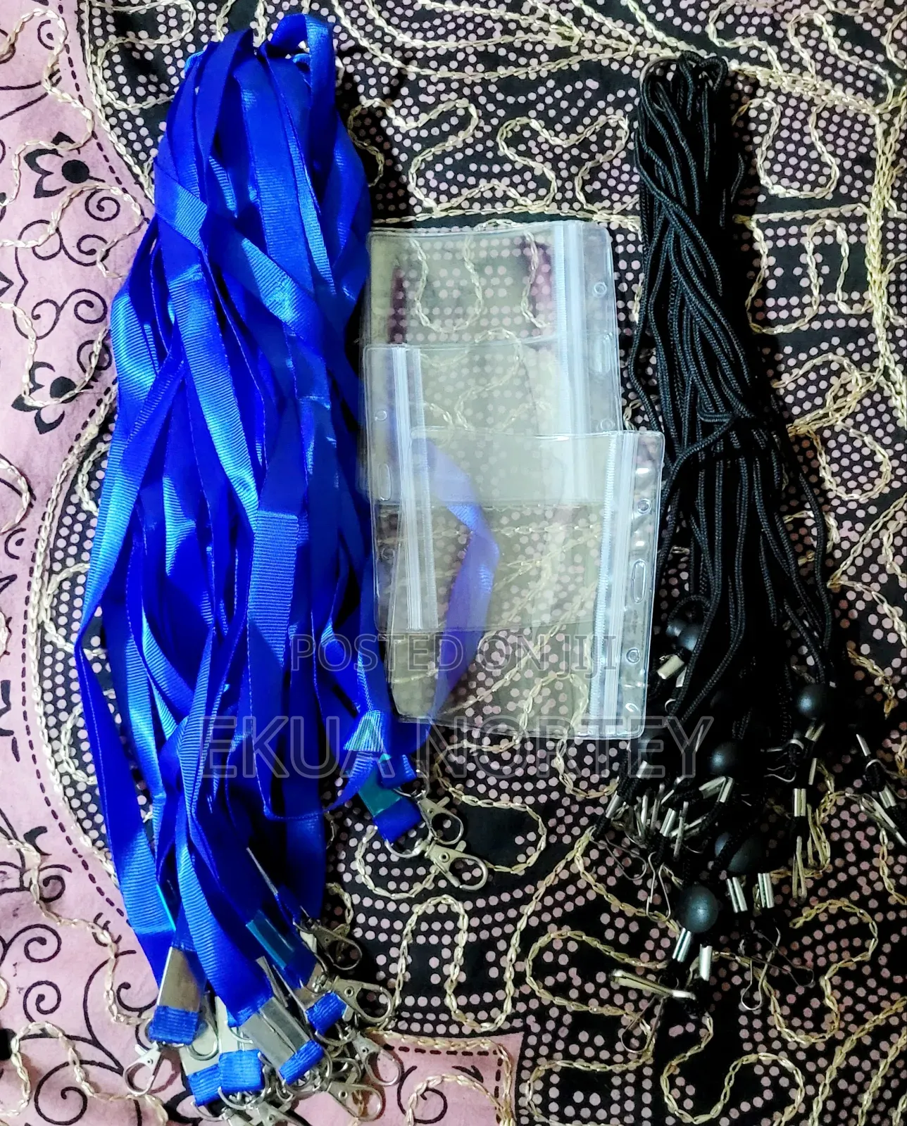 Lanyards With Clear Holders (Set Of 25)