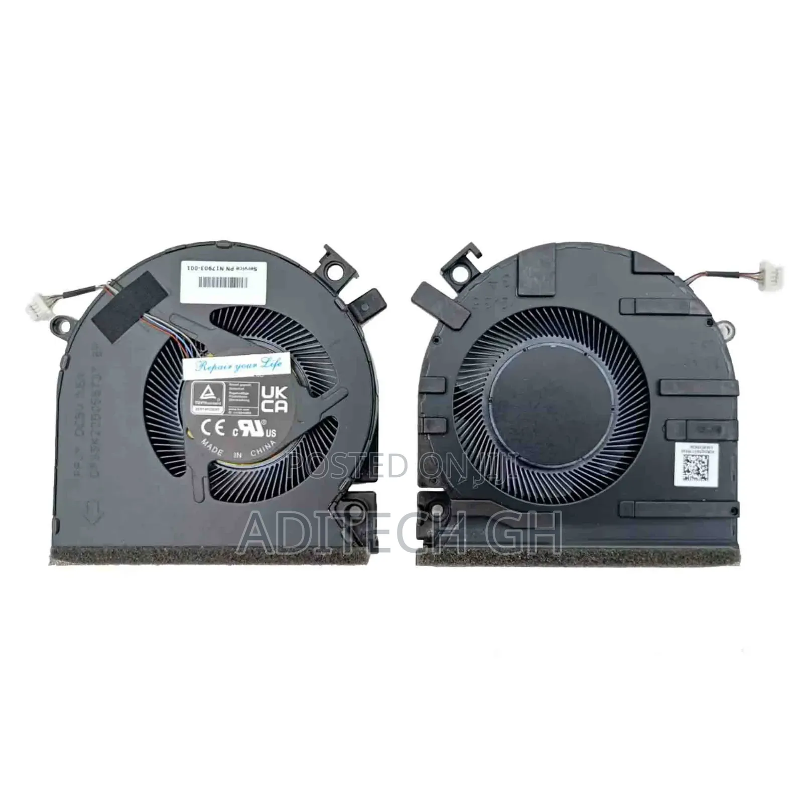New Original Hp Victus 15 Cooling Fan for Cpu and Gpu