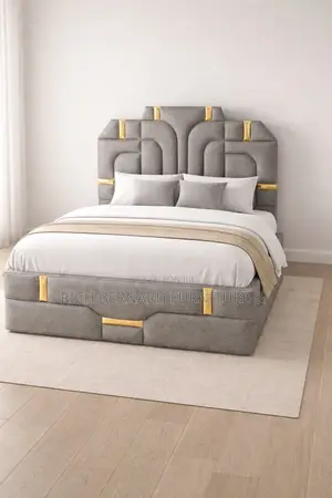Modern Elegant Double Bed Frame 