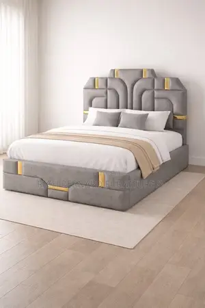 Modern Elegant Double Bed Frame 
