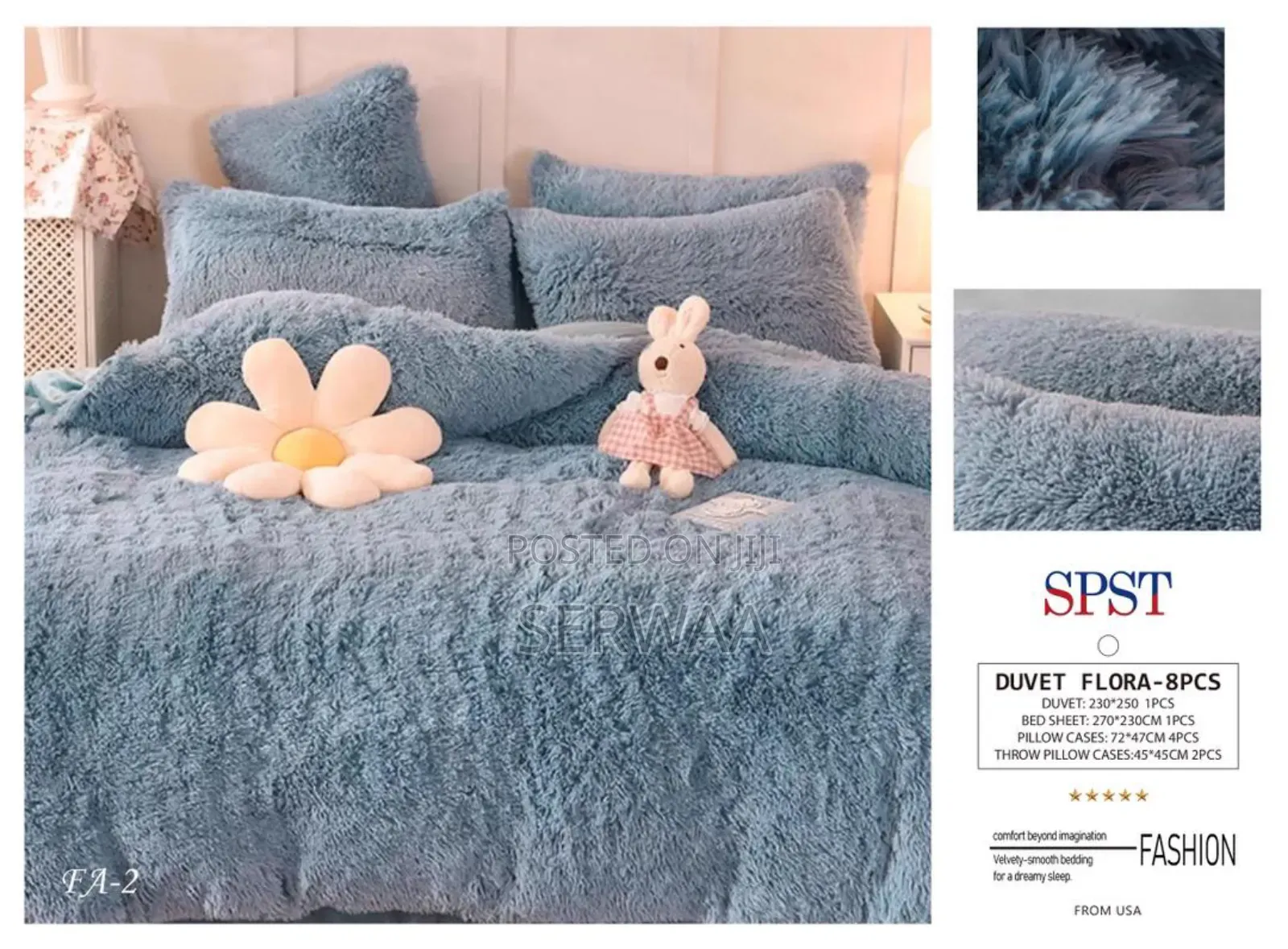 Fluffy Duvet Set (11 Piece Set]