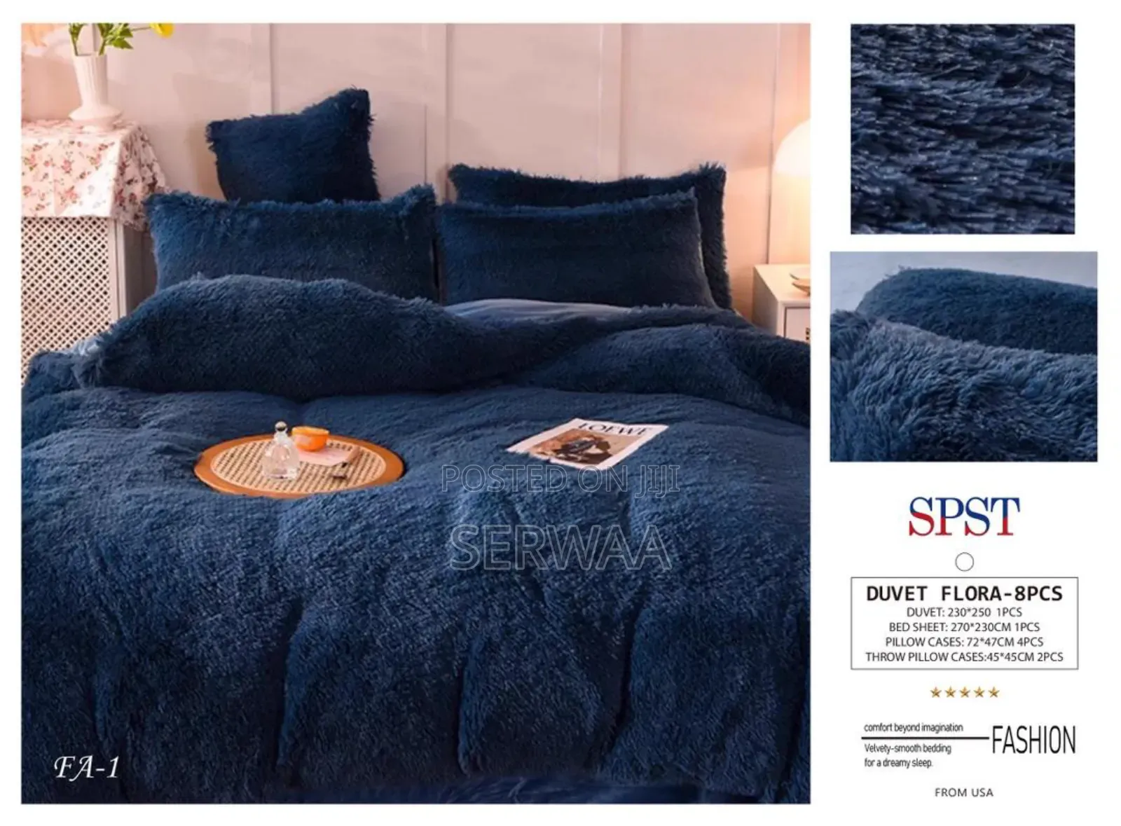 Fluffy Duvet Set (11 Piece Set]