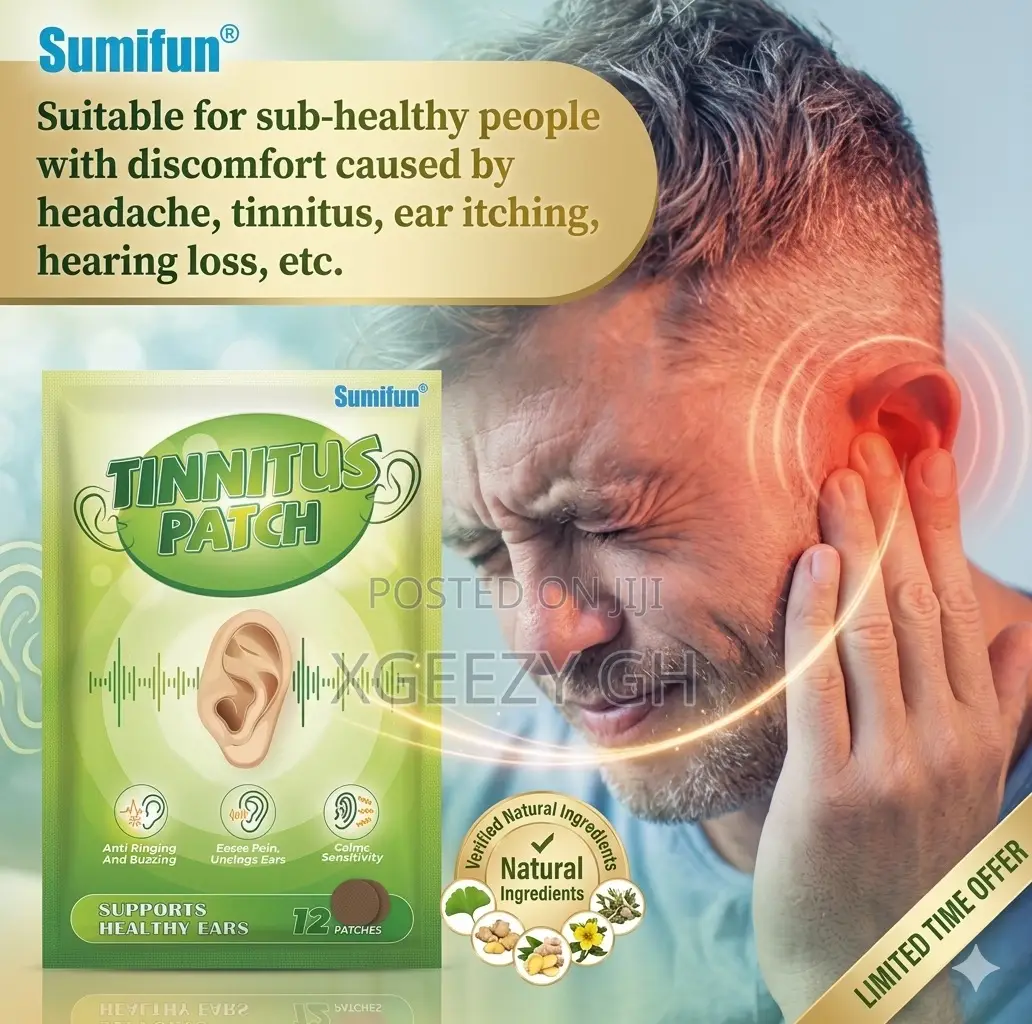 Ear Ringing or Ear Pain and Discomfort Patch Healer