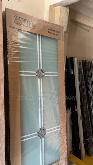Quality Sed White Frame Double Glass Door Available