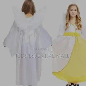 Girls Angel Costumes With Wings, Ward and Holla