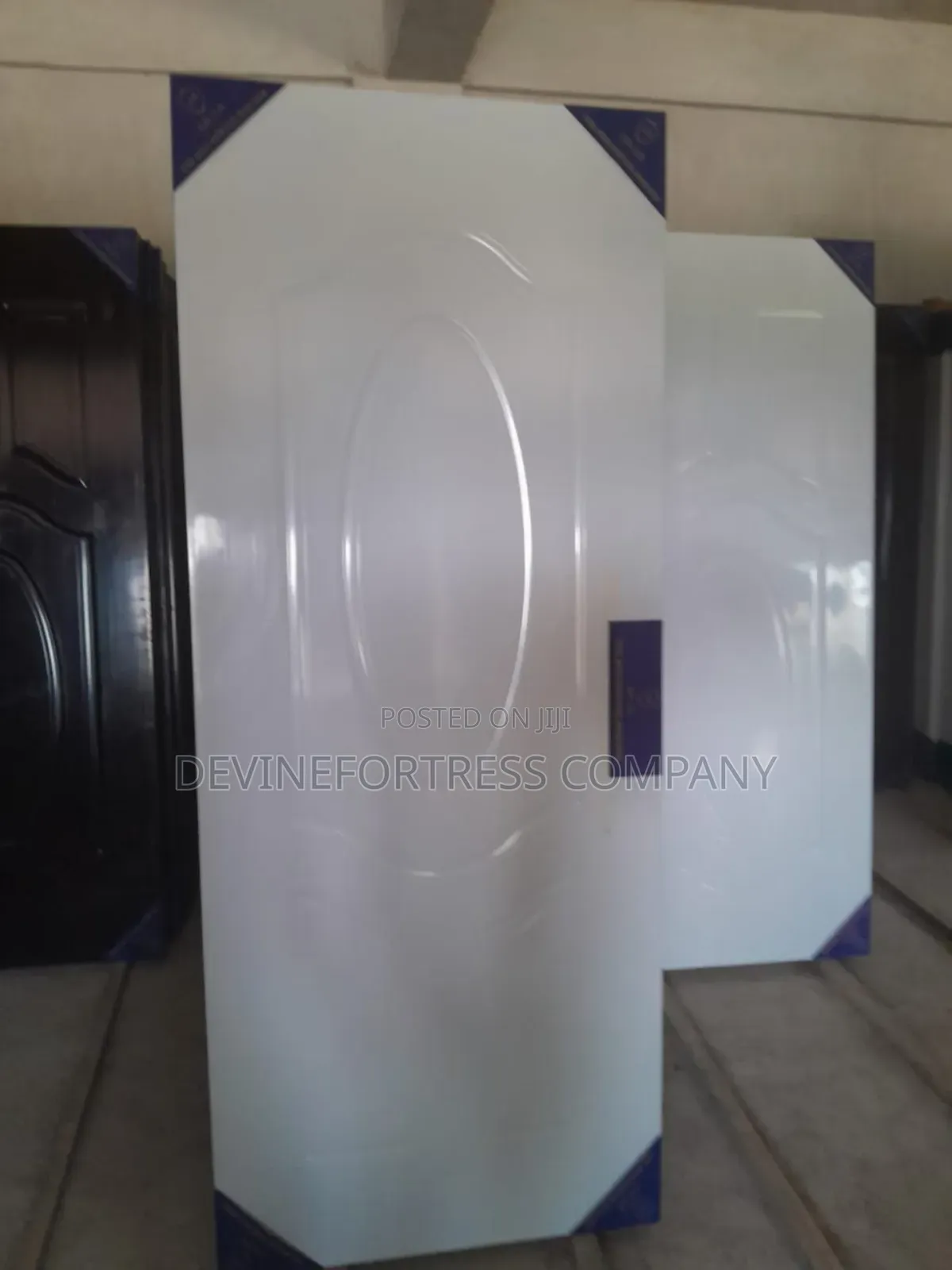 High Quality Wooden Coated With Metal Doors//Pannel White Color