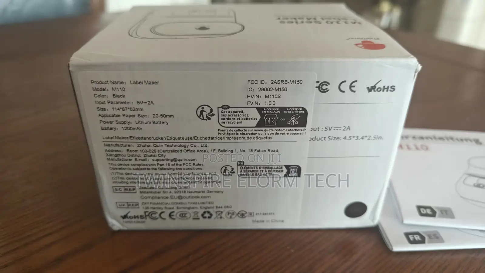 Phomemo M110 Thermal Printer Label Maker Mini Printer