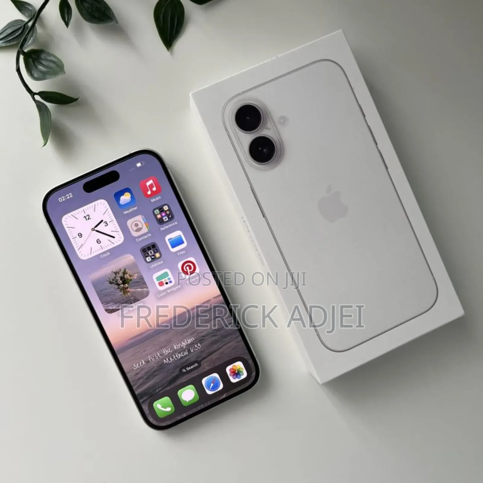 New Apple iPhone 16 128 GB White
