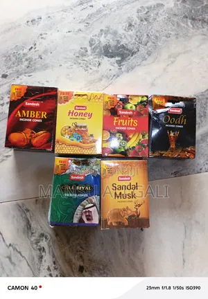 Amber, Honey, Oud, Fruits, Sandal and Call Riyal Incense Cones