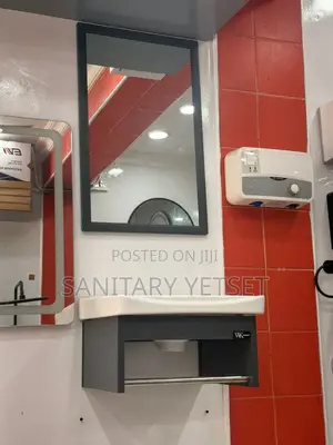 Cabinet Basin With Towel Hanger