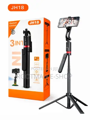 Jh18 Multi-Functional Selfie Stick and Tripod With Gesture Control