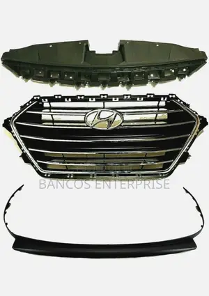 Hyundai Elantra 2017-2018 Grille, Cover, and Bumper Lip